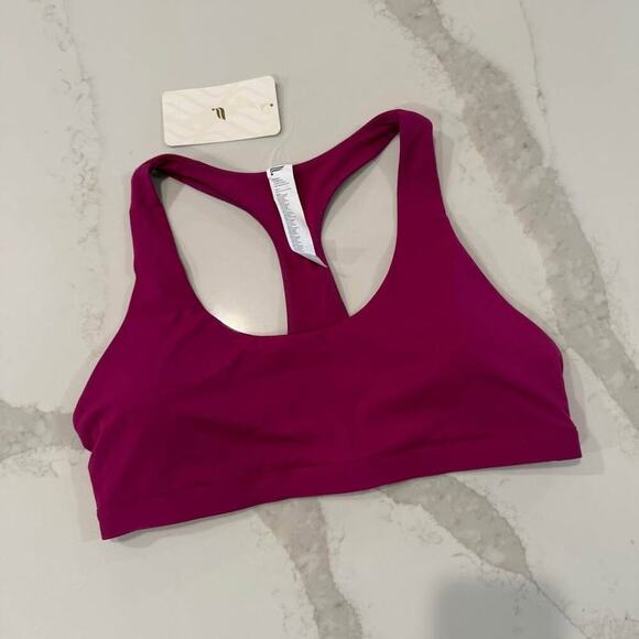 Fabletics NWT Kessler Medium Impact Padded Sports Bra Purple/Pink Women's XXL - Picture 1 of 6